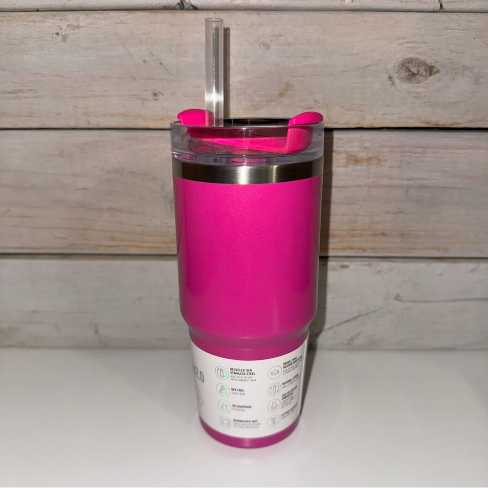 Stanley 14oz Quencher Tumbler Punch Shimmer - Winter Wonderland Limited Release - Picture 3 of 7